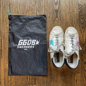 Golden Goose Deluxe Holographic Star Sneakers